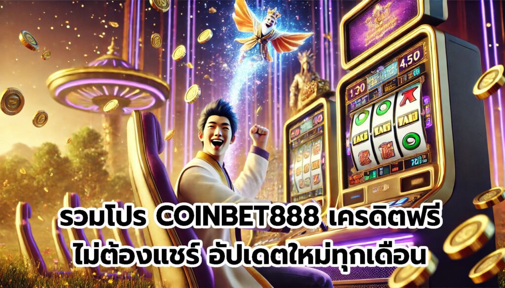 รวมโปร COINBET888 เครดิตฟรี ไม่ต้องแชร์ อัปเดตใหม่ทุกเดือน